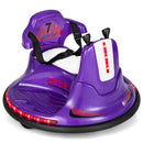 12V Kids Ride On Bumper Car with Remote Control Lights and Music