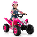 12V Kids Ride On ATV 4-Wheeler Quad with LED Lights and 7 mph Max Speed
