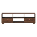 TV Stand Entertainment Media Center Console for TV's up to 60 Inch with Drawers Walnut