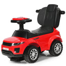 3 In 1 Ride on Push Car Toddler Stroller Sliding Car with Music-Blue