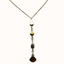 Lucky Brand Two-Tone Pendant Long Necklace, 30 + 2 Extender