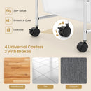 12-Drawer Utility Rolling Cart with Drawers Multi-Use Storage