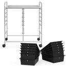 12 Storage Drawer Organizer Bins Rolling Cart