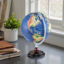 12 Inch Illuminated World Globe Antique Light up Globe Night Lamp