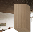 12-Pack PVC Slat Wall Panels for Interior Wall Decoration for Living Room and TV Background