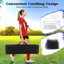 12 x 6 Feet Soccer Rebounder Net with All Weather Net-White