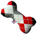 Pet and Dog Plush Heart or Bone Toy, "Christmas Patterns Group" (Available in different sizes, and 11 different pattern options!)