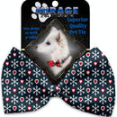 Christmas Pet, Dog and Cat Bow Ties, "Winter Wonderland