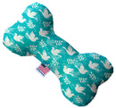 Pet and Dog Plush Heart or Bone Toy, "Winter Wonderland Group" (Available in different sizes, and 10 different patterns!)