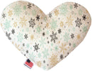Pet and Dog Plush Heart or Bone Toy, "Winter Wonderland Group" (Available in different sizes, and 10 different patterns!)