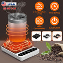 Desktop Electric Mug Warmer Auto Shut Off Timer Setting 6 Temperature Levels Cup Warmer for Milk Tea Cup Heating Plate