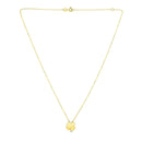 14K Yellow Gold Four Leaf Clover Necklace