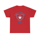 "I Miss America" Heart Unisex Heavy Cotton Tee