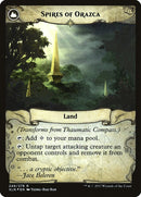 Thaumatic Compass // Spires of Orazca (PRE-249S) - Ixalan Promos: (compasslanddfc) Foil