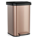 13.2 Gallon Step Trash Can with Soft Close Lid and Deodorizer Compartment