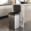 13.2 Gallon Step Trash Can with Soft Close Lid and Deodorizer Compartment