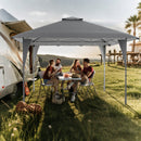 13 X 13 FT Pop up Gazebo with Portable Carrying Bag 8 Stakes and 4 Wind Ropes