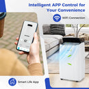 12000 BTU Portable Air Conditioner 4-in-1 Smart WiFi Enabled Home AC Unit with Heat