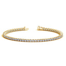 Lab Grown Round Diamond Tennis Bracelet in 14k Yellow Gold (3 cctw F/G VS2/SI1)