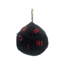 Ultra PRO: Dice Bag - Plush D20 (Dungeons & Dragons / Black & Red)