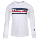 Champion Boys Script Long Sleeve Tee