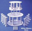 Bush Style - 5" Grecian Pillars Only- Color: White Pack: 36 pcs