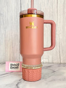 ANTIQUE PINK MACRAME Tumbler Boot