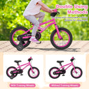 16-Inch Kids Bike for 4-7 Years Old Adjustable with Removable Training Wheels-16 inches