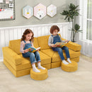 14 PCS Modular Kids Play Couch for Playroom and Bedroom