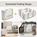 Foldable Baby Playpen 14 Panel Activity Center Safety Play Yard