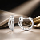 925 Sterling Silver White Gold Plated Earrings for Women