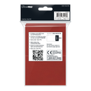 Ultra PRO: Standard 100ct Sleeves - PRO-Matte (Red)