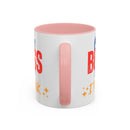 Best Boss Ever Accent Coffee Mug - Perfect Gift for Boss's Day, Office Decor, Motivational Drinkware, Fun Coffee Cup
