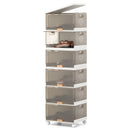 3/4/5/6-Cube Stackable Storage Bins with Detachable Wheels