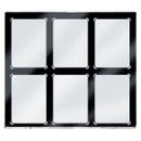 35PT 6-Card Black Border UV ONE-TOUCH® Magnetic Holder
