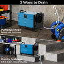 155 Pint Crawl Space Dehumidifier with 3 Modes and 24H Timer