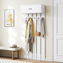 Entryway Wall Coat Rack Wall Mounted Coat Clothes Rack