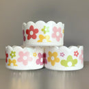 Spring Daisy Scallop Tumbler Boot