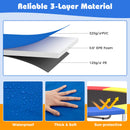 8-16 FT Trampoline Pad Replacement Safety Pad with Fixing Straps (Blue)