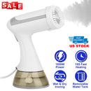 1500W Garment Steamer Portable Handheld Fabric Steamer with Lint Brush Removable 350ML Water Tank Wet Dry Ironing for Home Travel Office