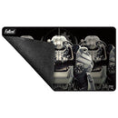 Fallout - Brotherhood of Steel Black Stitched Edge Playmat for Tabletop Gaming
