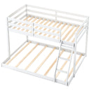 Twin Over Full Bunk Bed Low Floor Bunk Bed Frame