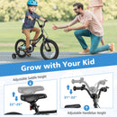 16 Inch Kids Bike Adjustable for 4-7 Years Old with Low-Step Frame