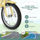 18 Inch Kids Bike Adjustable Bicycle with Reflectors and Bell for Children 4-8 Years Old-18 inches