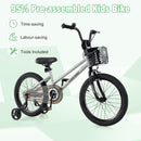 12/14/18 Inch Kids Bike Adjustable with Transparent Chain Cover for 3-8 Years Old-16 inches