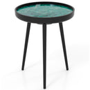 Sea Shell End Table with Tray Top - Mid-Century Modern