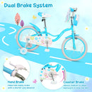 Girls Bike 12-18 Inch with Training Wheels and Front Bag