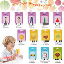 224 Words Kid Flash Talking Cards 112 Card Electronic Cognitive Audio Toddler Reading Machine Animal Shape Color Repeated Learning Cards English For C