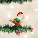 Santa Bird Ornament