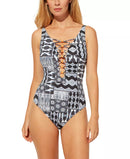 Bleu Rod Beattie Knotty But Nice Lace Down Mio Swimsuit, Size 4